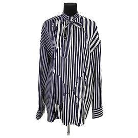 Haider Ackermann Blaue Hemd Blau