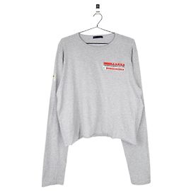 Prada Luna Rossa 2000s American Cup Sailing Longsleeve Shirt Grey