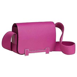 Bolsa Hermès Geta Magnolia em couro de cabra Mysore Outro