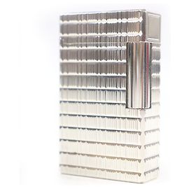Autre Marque Dupont Line 1 Long Block Check Silver Lighter Silvery