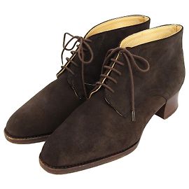 Autre Marque Bottines courtes en daim Paraboot Marron