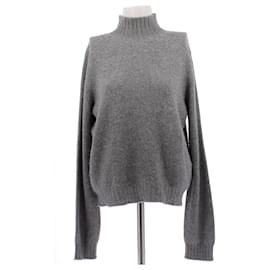 The row Grauer Cashmere-Pullover Grau