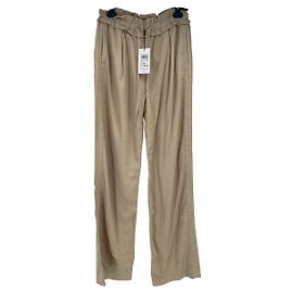 Reiss Hose Beige aus Viskose Größe 36 Beige