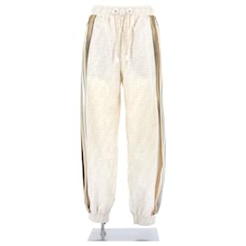 Fendi Beige Jogginghose mit Monogramm Beige