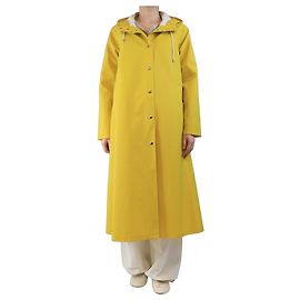Autre Marque Yellow long matte raincoat - size S Yellow
