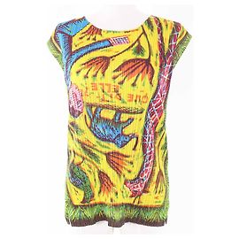 Issey Miyake PLEATS PLEASE Rare Animal/Human Tunic Polyester Tunic Multiple colors