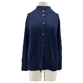 Eric Bompard Cardigan en cachemire marine Bleu Marine