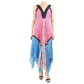 Byblos Robe midi florale - taille UK 10 Multicolore