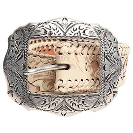 Ralph Lauren Cinto bege estilo western Outro