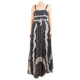 Ulla Johnson Vestido floral sin mangas en capas - talla UK 8 Multicolor