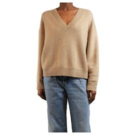 Anine Bing Beige Kaschmir V-Ausschnitt Pullover - Größe XS Andere