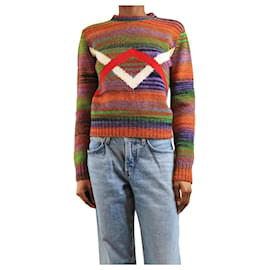Loewe Pull rayé multicolore - taille S Multicolore