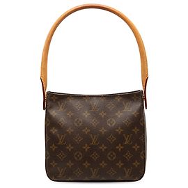 Louis Vuitton Sac Looping MM Monogram Marron Marron