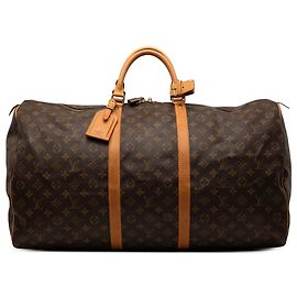 Louis Vuitton Brown Monogram Keepall 60 Brown