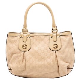 Gucci Beige Guccissima Scarlett Tote Beige