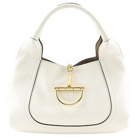 Gucci Soft Bit Small Handbag White
