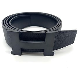 Cinturón H reversible Constance 38mm de Hermès Negro