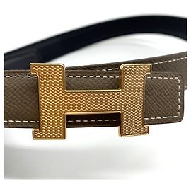 Hermès Constance Mini H-Gürtel Schwarz