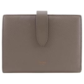 Céline Celine Medium Strap Wallet Grey