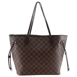 Borsa Tote Louis Vuitton Neverfull MM Marrone