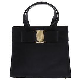 Bolsa Vara Ribbon da Salvatore Ferragamo Preto