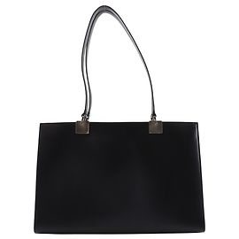 Salvatore Ferragamo Gancini Tote Bag Black