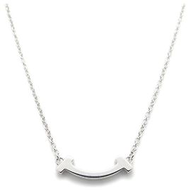 Tiffany & Co Colar Tiffany T Smile Mini em ouro branco 18K Outro