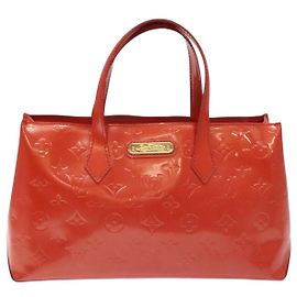 Wilshire Handtasche Monogram Vernis PM Louis Vuitton Orange