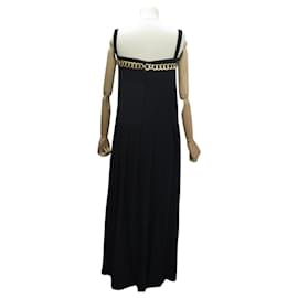 vintage chanel black dress with gold chains Chain Vintage Chanel Black Dress Chanel Black Dress With Gold Chains Chanel Vintage Black Wool