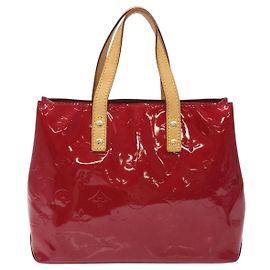 Borsa Reade Monogram Vernis PM di Louis Vuitton Rosso