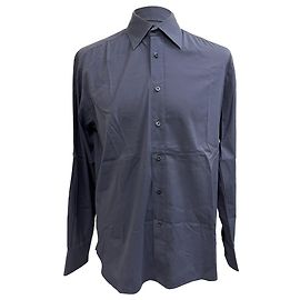 Camisa Prada com botões em algodão azul marinho Azul Azul marinho