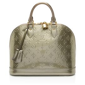 Louis Vuitton Monogram Vernis Alma PM Handtasche Grün