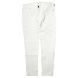 Autre Marque Baumwoll-Stretch-Jeans e-L805 Weiß