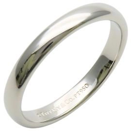 Tiffany & Co. Silver Band Ring Silvery