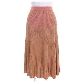 Falda plisada de viscosa Lovelight de Gucci Rosa
