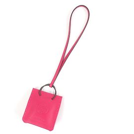 Hermès Hermes Sac Orange Bag Charm Pink