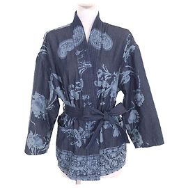 Camicia a maniche lunghe con ricamo di ape Christian Dior Blu Blu navy