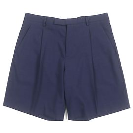 Bermuda de lã Dior Azul