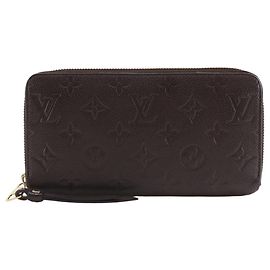 Cartera Larga Monogram Empreinte Louis Vuitton Castaño Otro