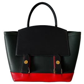 Sacai Bolsa de couro multicolorida Multicor