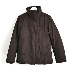 Jaqueta de esqui vintage marrom acolchoada Prada Linea Rossa Y2K Marrom