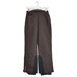 Calças de esqui acolchoadas vintage marrons Prada Linea Rossa Y2K Marrom