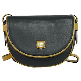 Céline Borsa a spalla vintage Celine in pelle Nero