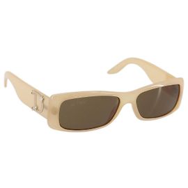 Gafas de sol Christian Dior de plástico beige Auth bs33698 Beige
