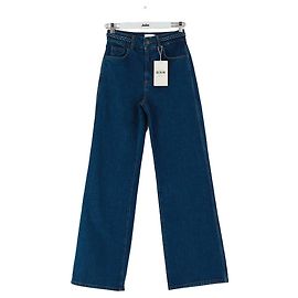 SéZane Jeans anchos de algodón azul Azul