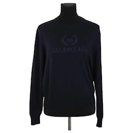 Balenciaga Schwarzer Pullover Schwarz