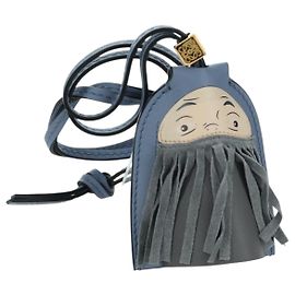 LOEWE LOEWE �~ Studio Ghibli O Castelo Móvel Charme Markl Cinza Auth 167050SM Marrom