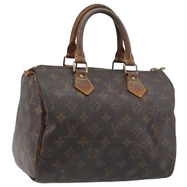 LOUIS VUITTON Sac à main Monogram Speedy 25 M41528 LV Auth 172370 Monogramme