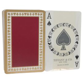 Autre Marque TIFFANY&Co. Playing Cards 2 Set Blue Red Auth LNZ444V Red Blue