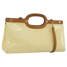 LOUIS VUITTON Bolsa Roxbury Drive Monogram Vernis 2Way Perle M91374 Auth BSZ249A Otro